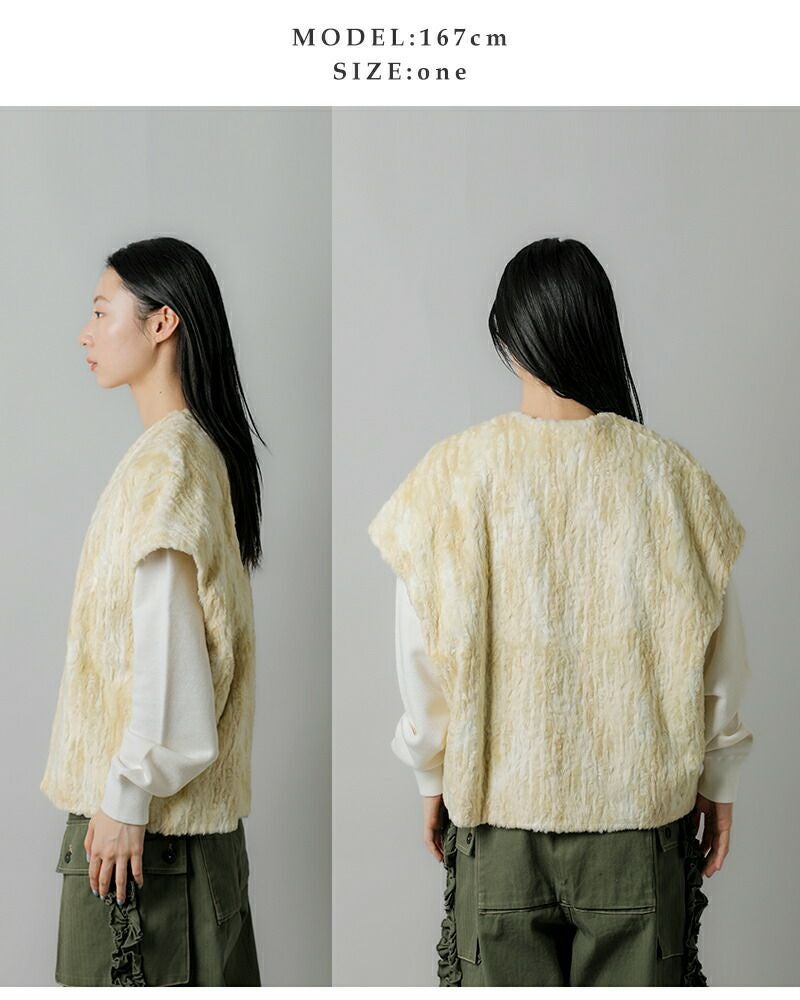 60%OFF】RHODOLIRION ロドリリオン オリジナル刺繍 ファー ボレロ “Fur