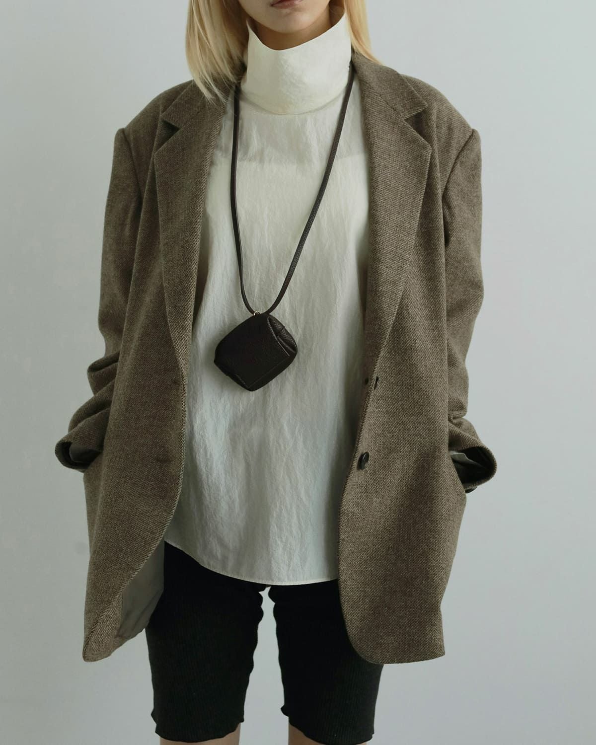 anuke アンヌーク エコレザー ウエスト ミニ ポーチ “Ecoleather Waist