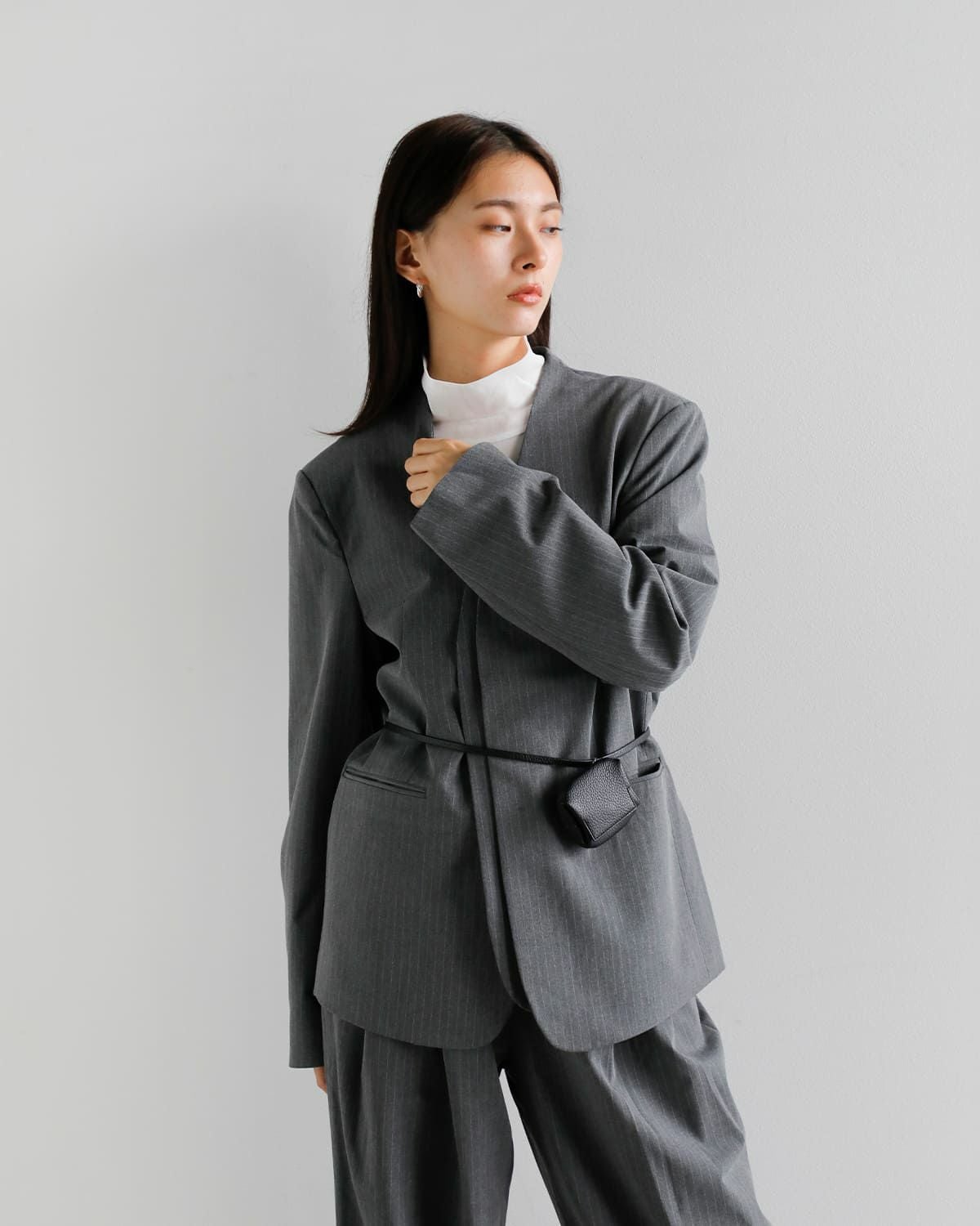 anuke アンヌーク エコレザー ウエスト ミニ ポーチ “Ecoleather Waist