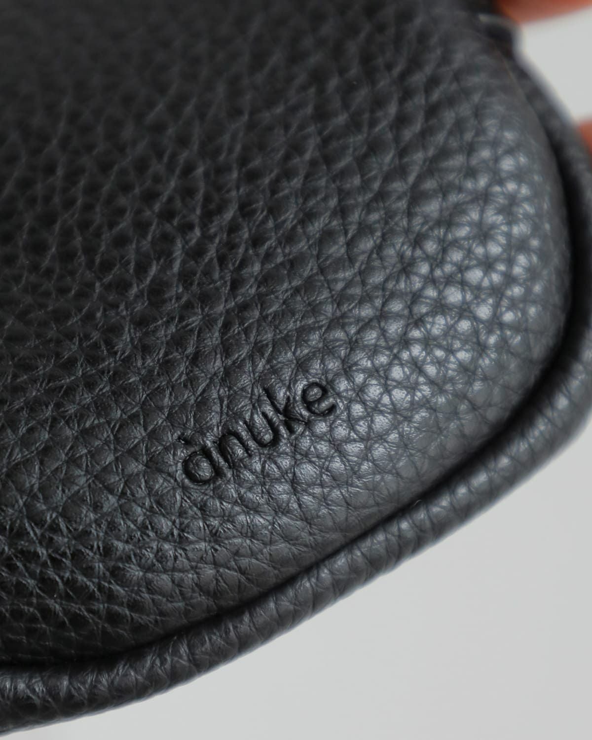 anuke アンヌーク エコレザー ウエスト ミニ ポーチ “Ecoleather Waist