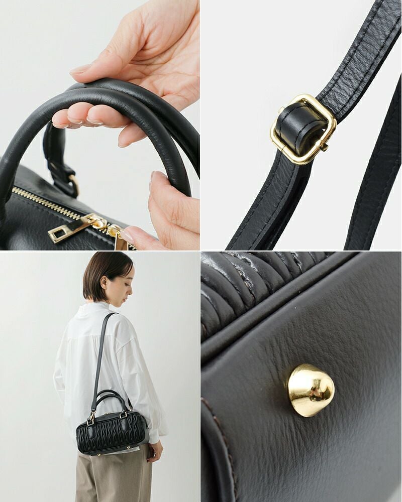 MARLON マーロン SAUVAGE レザー 2way ハンド ショルダー バッグ 96