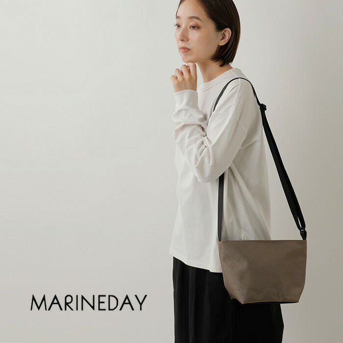 マルクMARINEDAY　マリンデイ　ナイロン ショルダーバッグ ブラック MARINEDAY（マリンデイ） 最大51%☆5/13限定 ショルダーバッグ