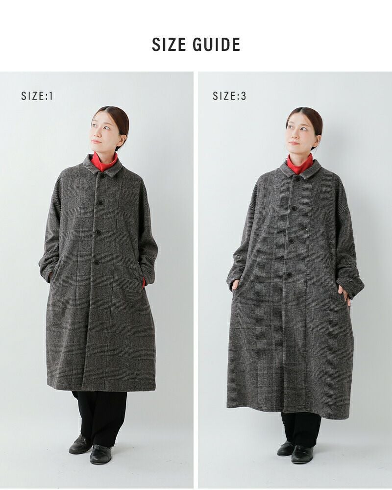 40%OFF】tissu ティシュ リニュール ビーバー グレンチェック ステン