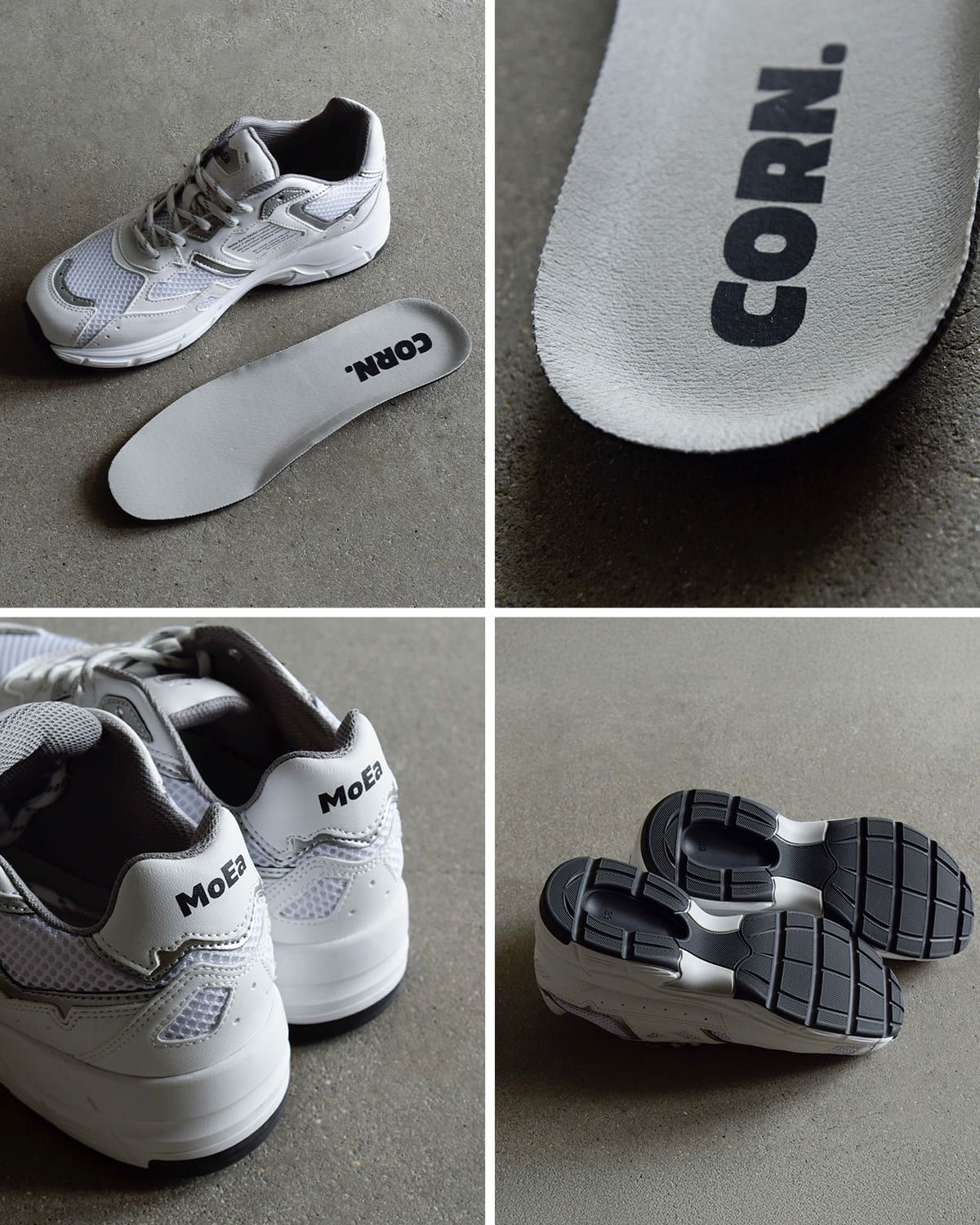 MoEa モエア ヴィーガンレザー スニーカー gn7-gn8 レディース【サイズ