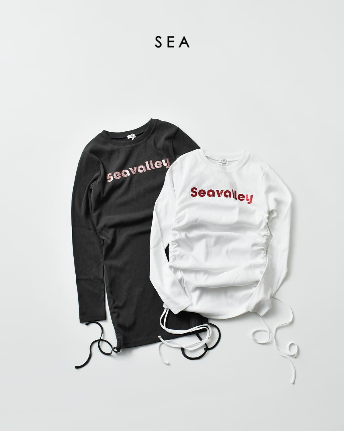 60%OFF】SEA シー Seavalley グリッター シャーリング トップ