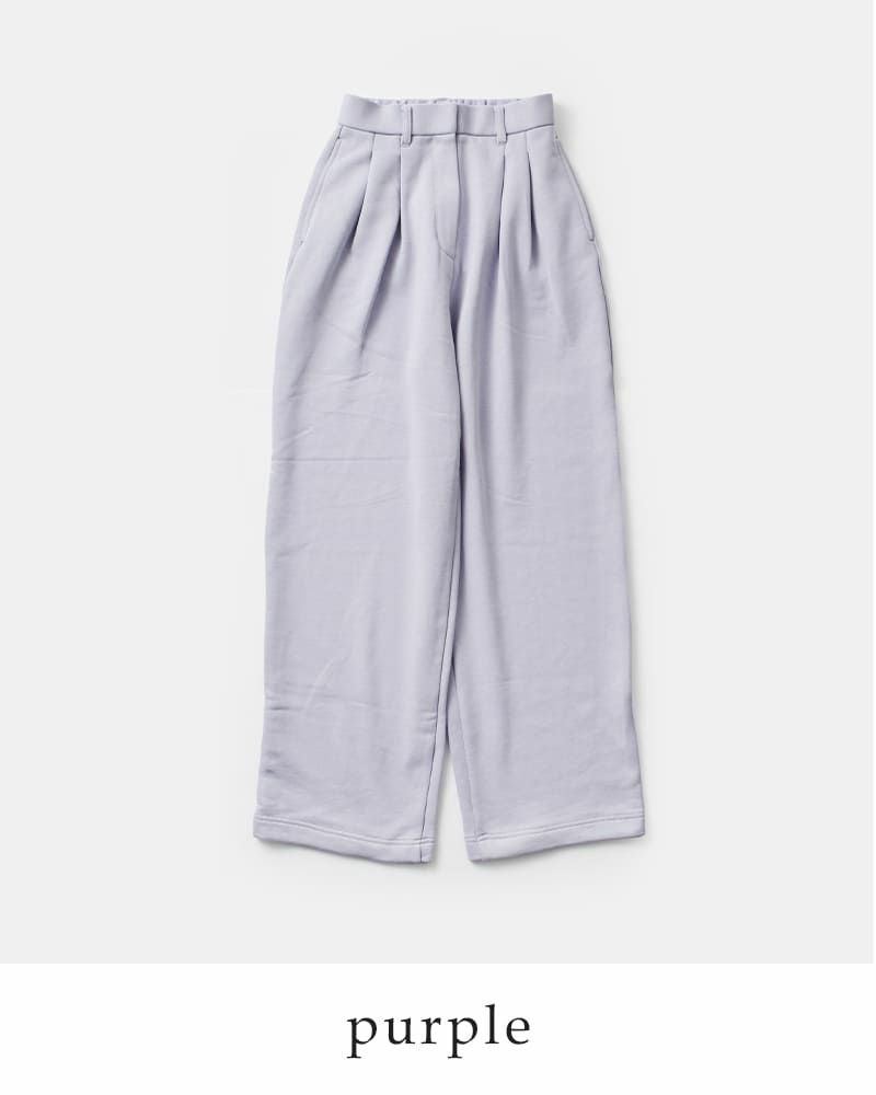 CLANE クラネ ツータック スウェット パンツ 19110-7262-kk レディース