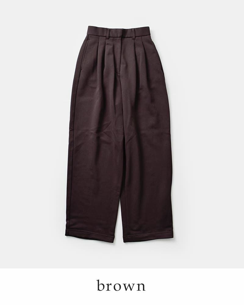 CLANE クラネ ツータック スウェット パンツ 19110-7262-kk レディース