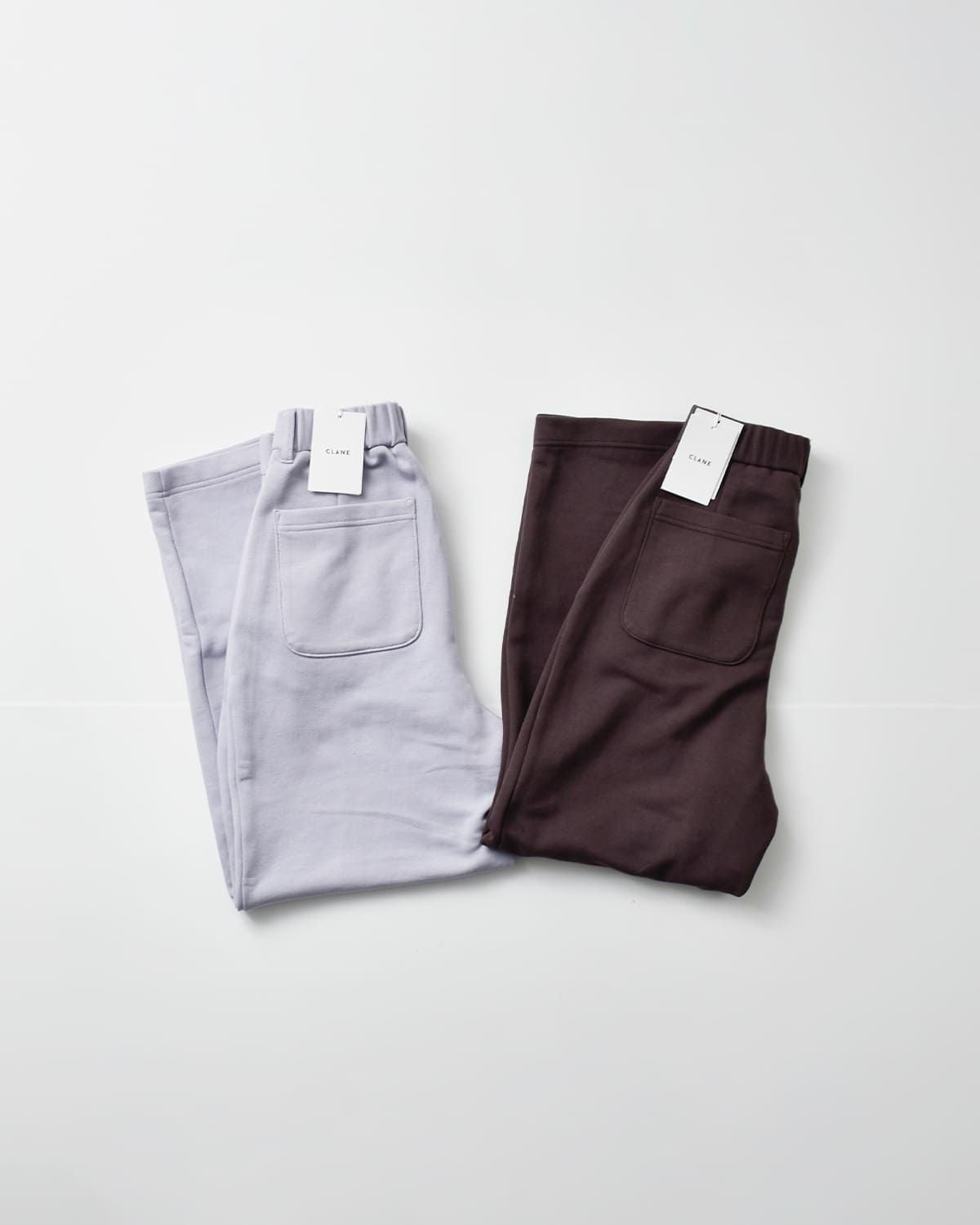 CLANE クラネ ツータック スウェット パンツ 19110-7262-kk レディース