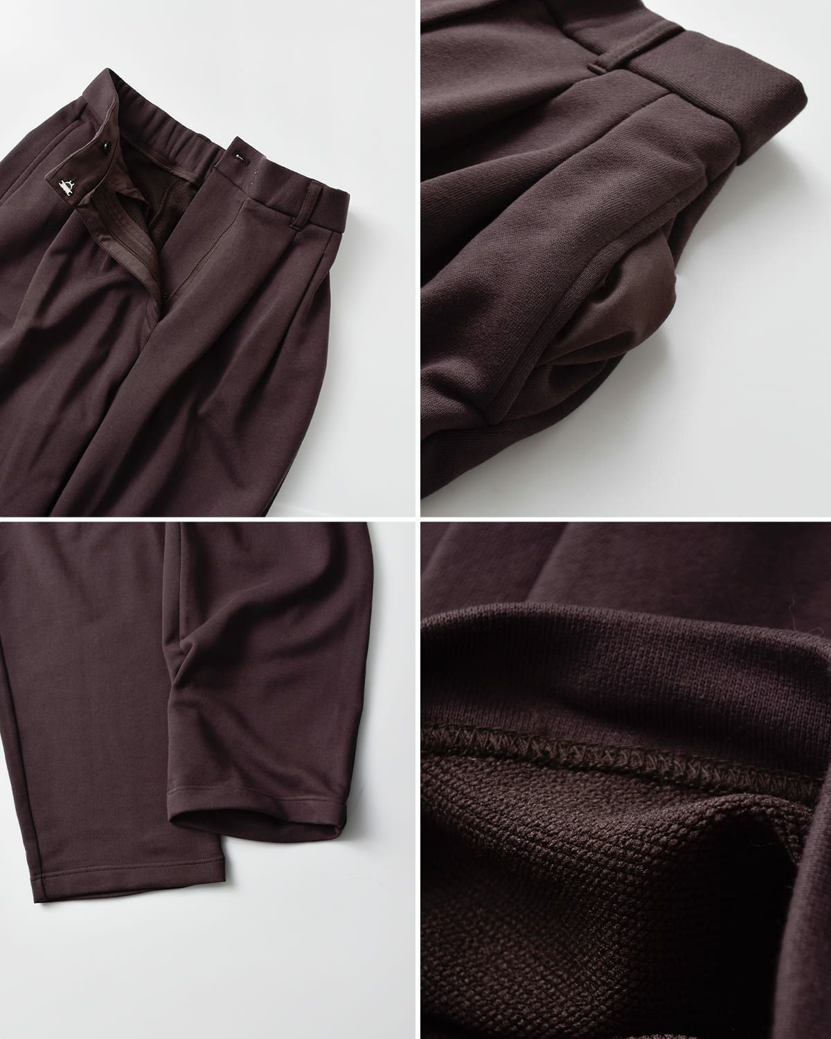 CLANE クラネ ツータック スウェット パンツ 19110-7262-kk レディース