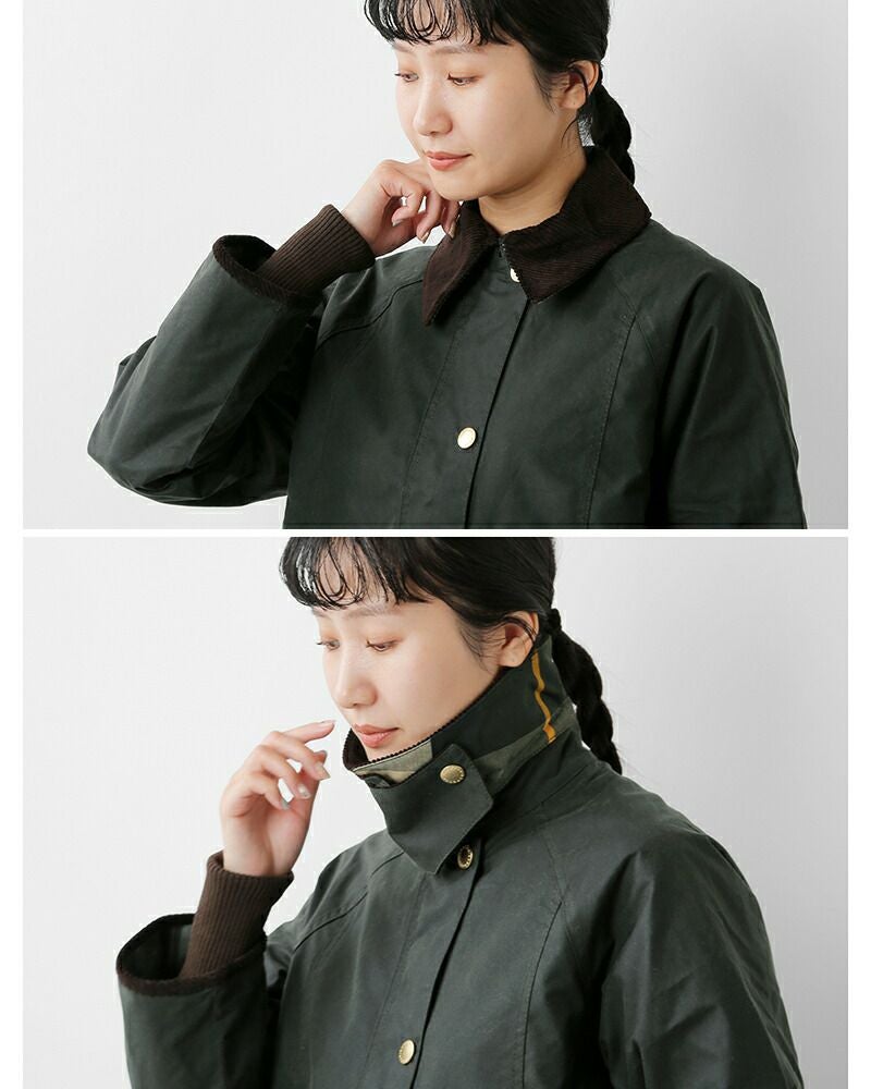 Barbour バブアー クロップド ビードネル ワックス ジャケット