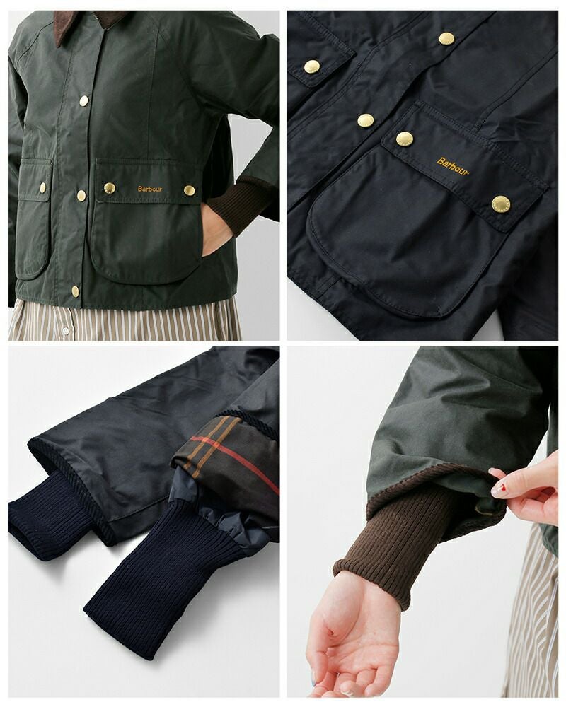 Barbour バブアー クロップド ビードネル ワックス ジャケット