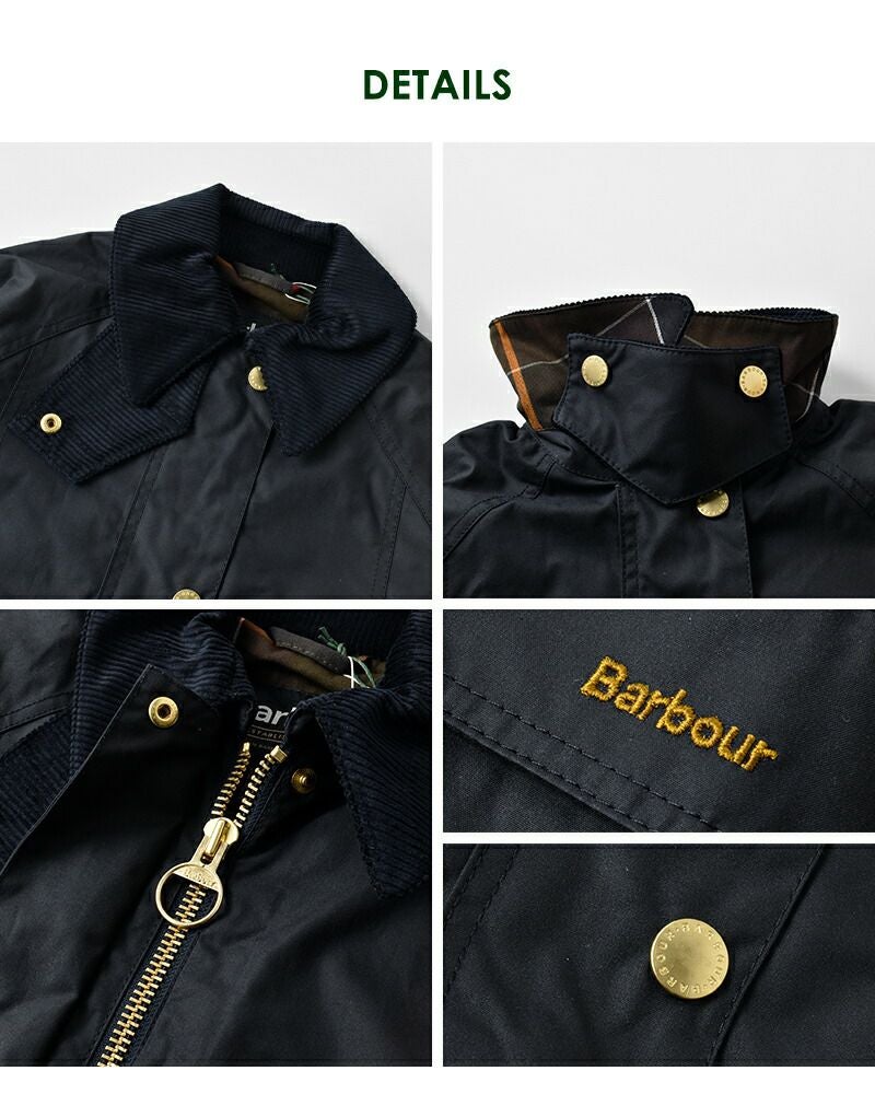 Barbour バブアー Barbour（バブアー） クロップド ビードネル ワックス ジャケット