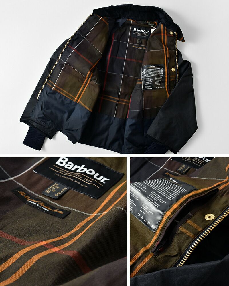 Barbour バブアー クロップド ビードネル ワックス ジャケット