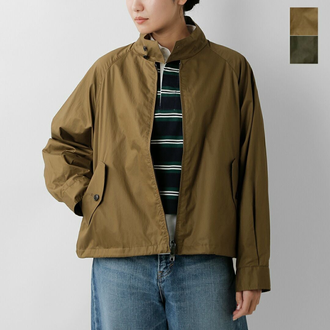 BARACUTA バラクータ コットンタイプライター スタンドカラー