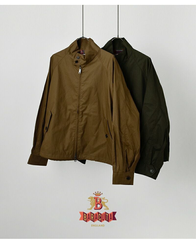 BARACUTA バラクータ コットンタイプライター スタンドカラー