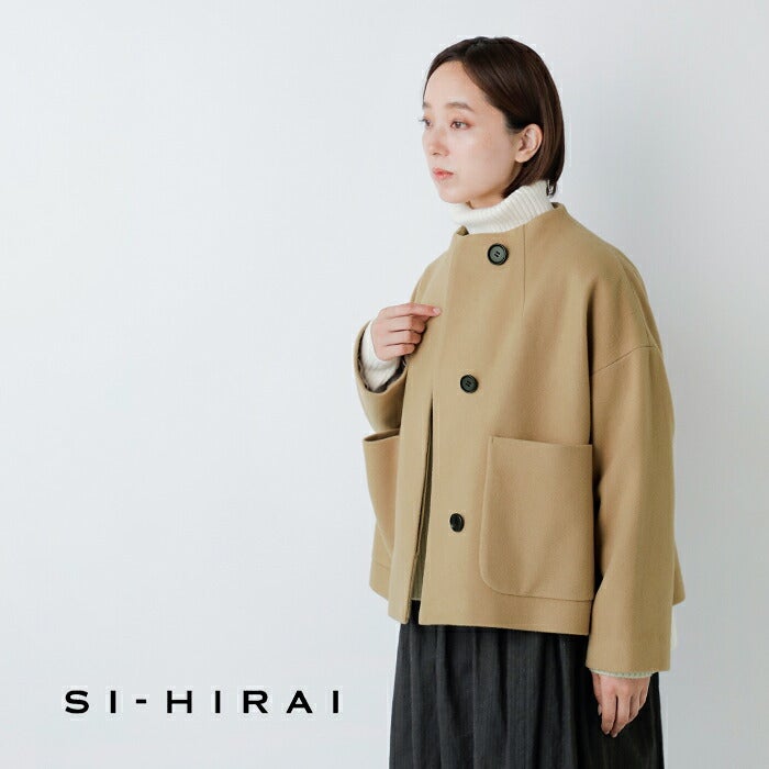 SI-HIRAI スーヒライ スペシャルメルトン ラウンドネック ショート