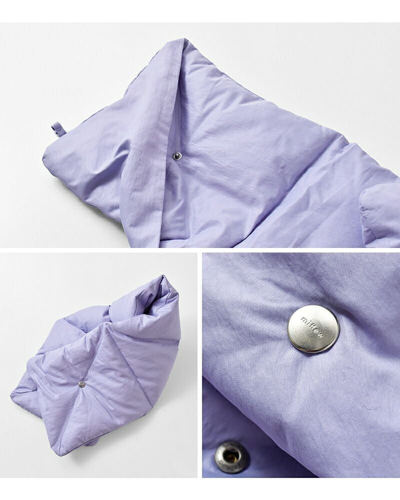 30%OFF】miffew ミフュー リバーシブル ダウン マフラー “REVERSIBLE