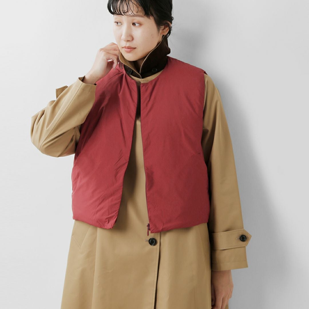 30%OFF】miffew ミフュー カラーレス ダウン ベスト “COLLARLESS DOWN