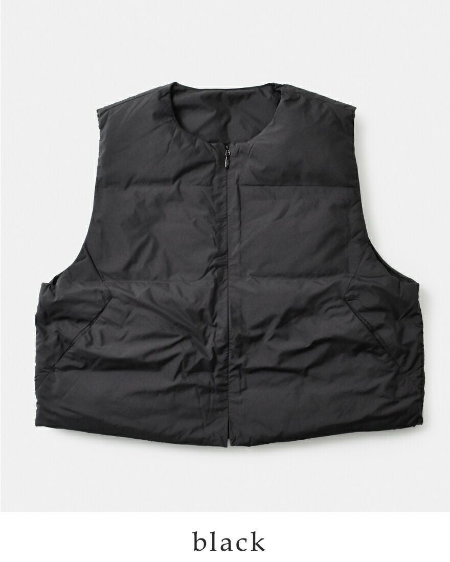 30%OFF】miffew ミフュー カラーレス ダウン ベスト “COLLARLESS DOWN