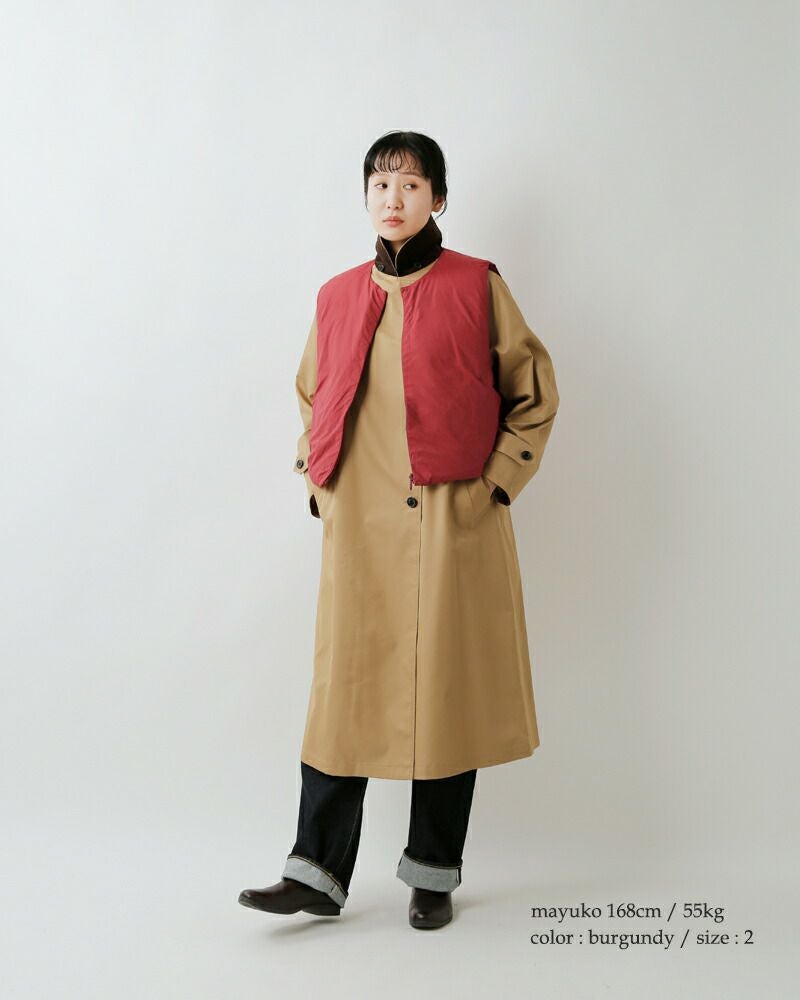 30%OFF】miffew ミフュー カラーレス ダウン ベスト “COLLARLESS DOWN