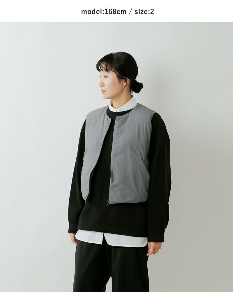 30%OFF】miffew ミフュー カラーレス ダウン ベスト “COLLARLESS DOWN