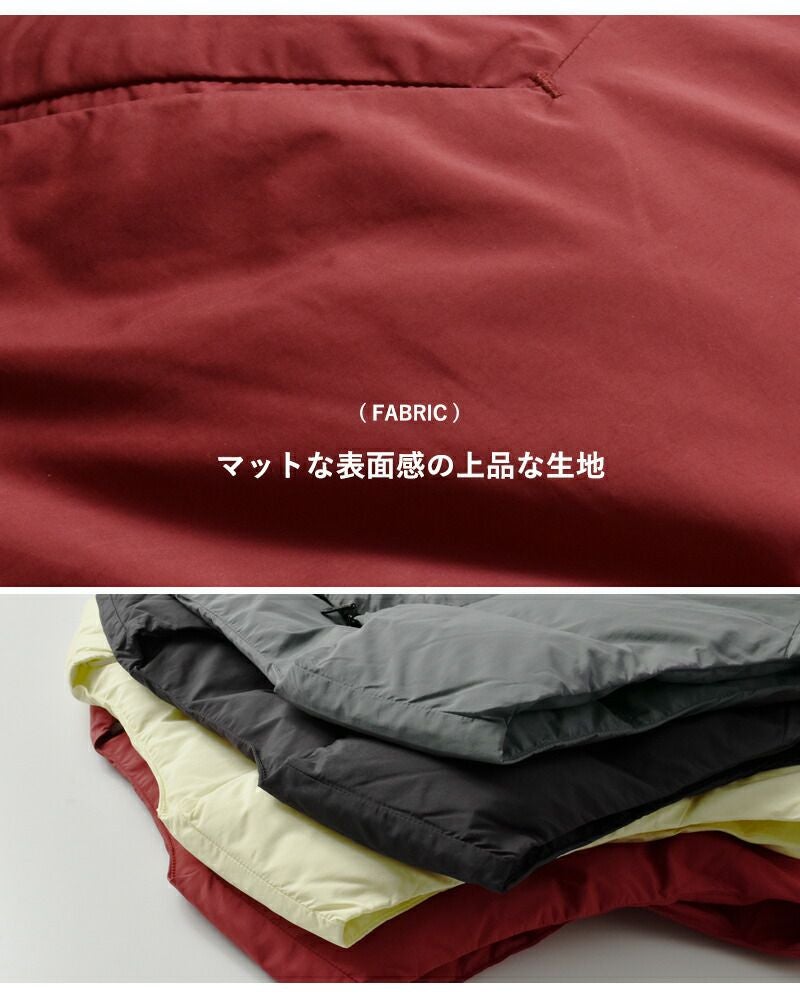30%OFF】miffew ミフュー カラーレス ダウン ベスト “COLLARLESS DOWN