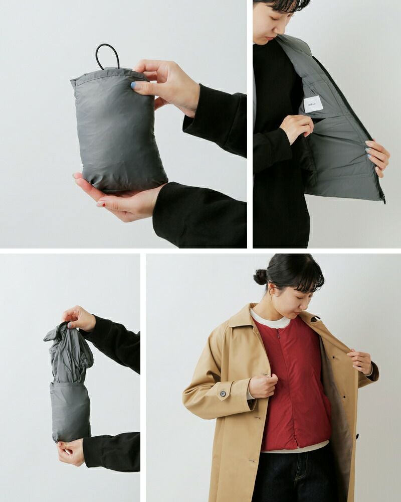 30%OFF】miffew ミフュー カラーレス ダウン ベスト “COLLARLESS DOWN
