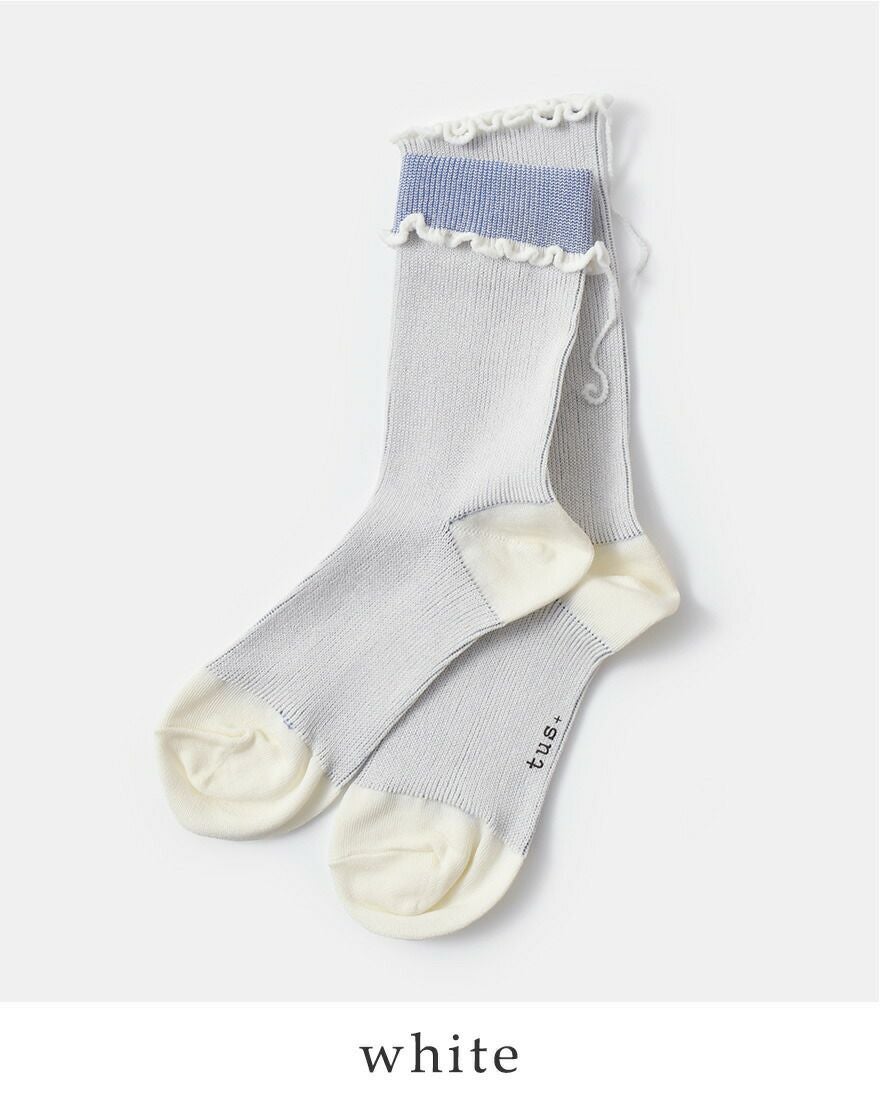tus+ タスプラス コンペイトウ ソックス 靴下 “KOMPEITO SOCKS” t012