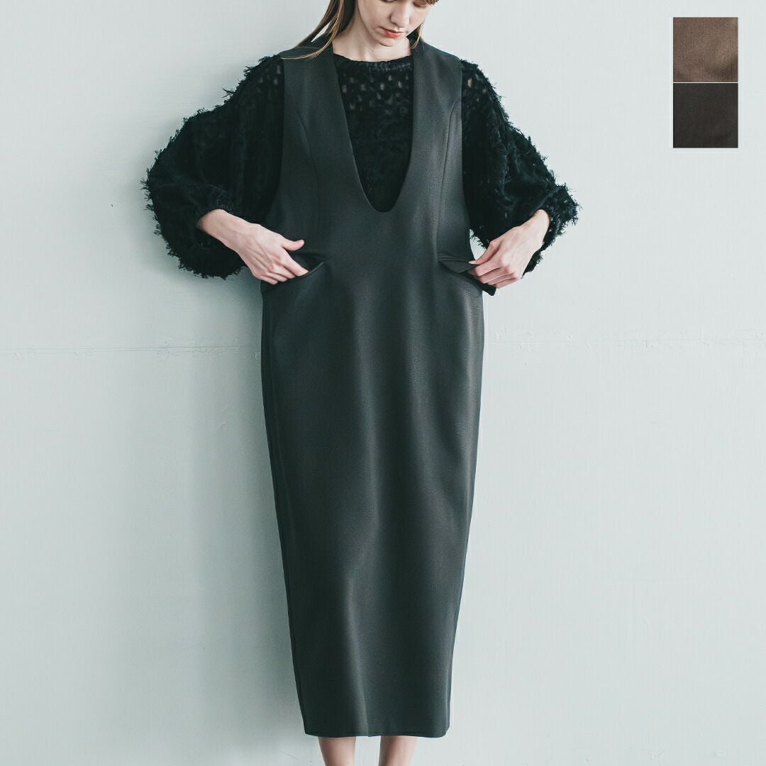 60%OFF】whyto ホワイト シック ツイード コクーン ワンピース “chic