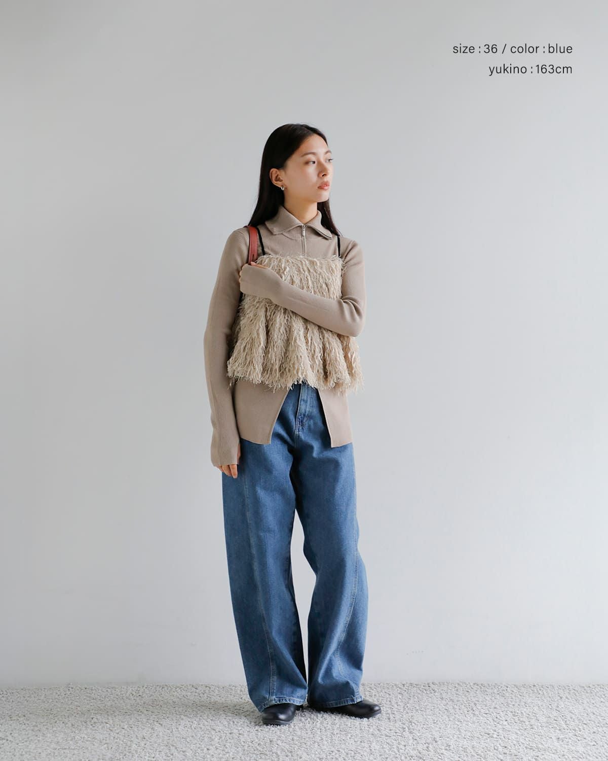anuke アンヌーク パネル ルーズ デニム パンツ “Panel Loose Denim