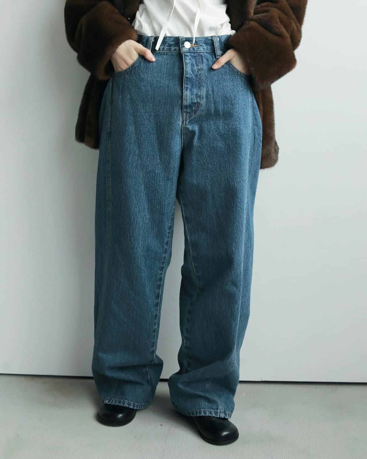 anuke アンヌーク パネル ルーズ デニム パンツ “Panel Loose Denim