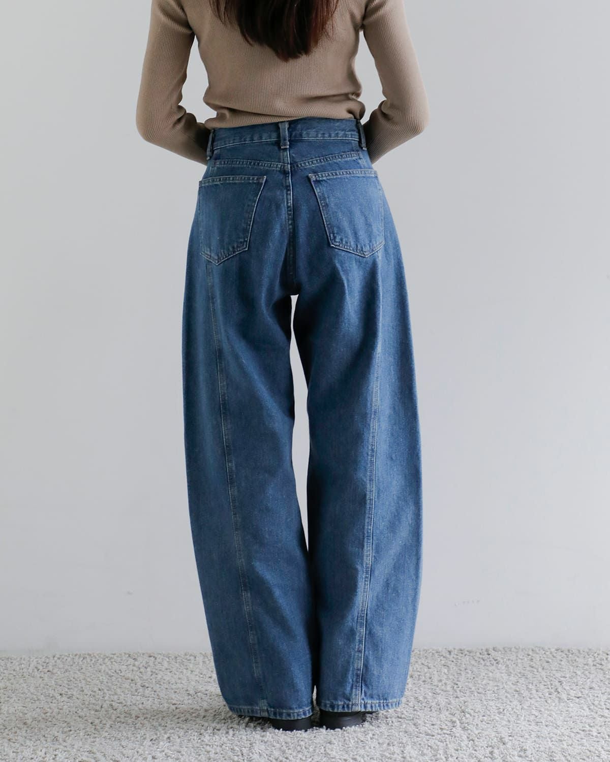 anuke アンヌーク パネル ルーズ デニム パンツ “Panel Loose Denim