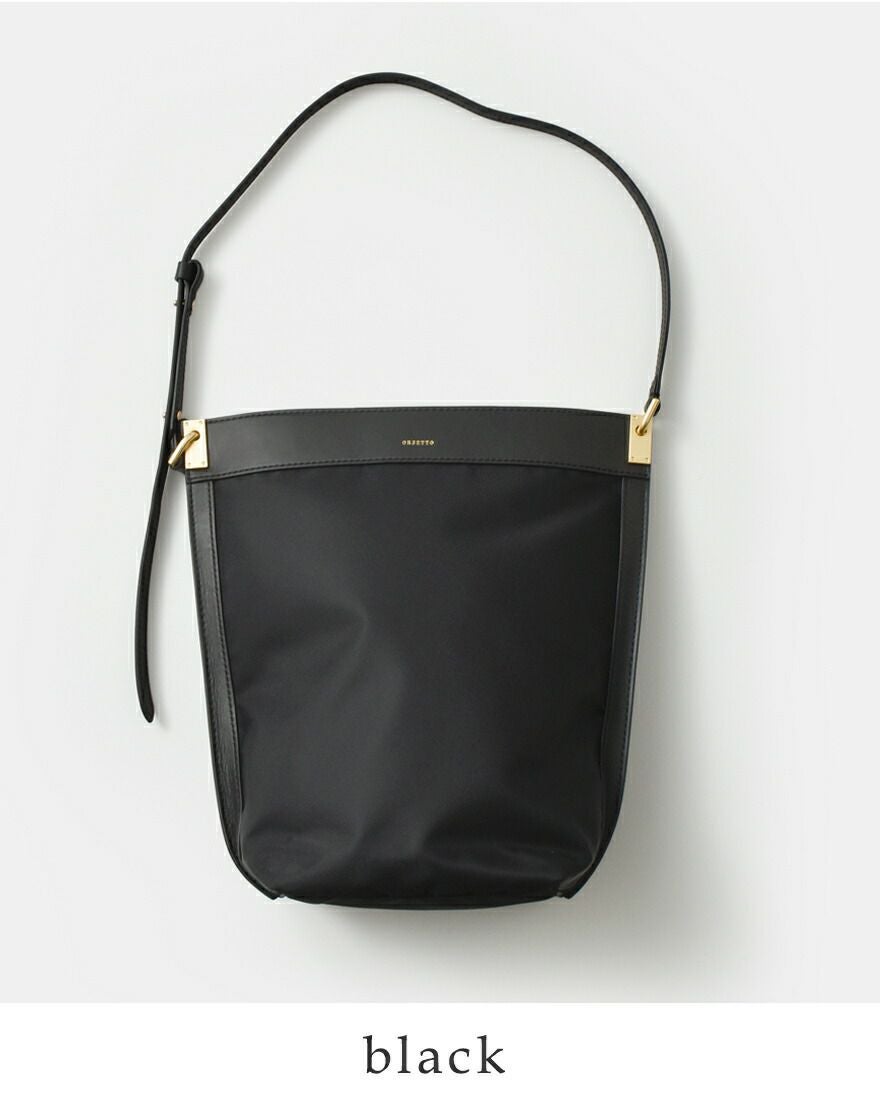 ORSETTO オルセット カウレザー ナイロン2way ショルダー バッグ