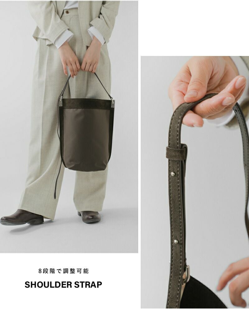 ORSETTO オルセット カウレザー ナイロン2way ショルダー バッグ