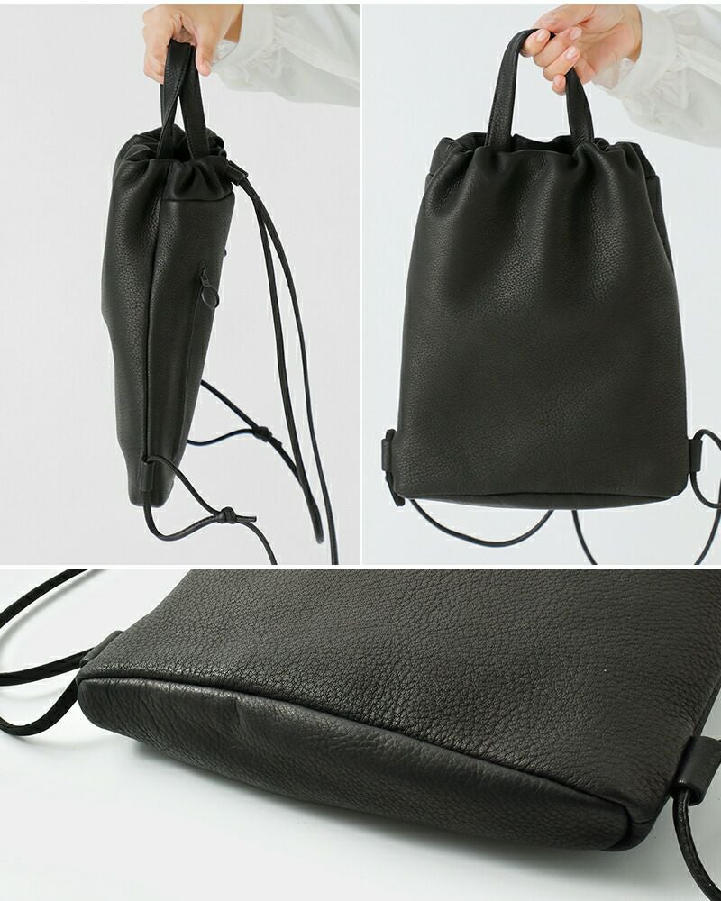 30%OFF】Ense アンサ ディアレザー ナップサック “Knap Draw” d630
