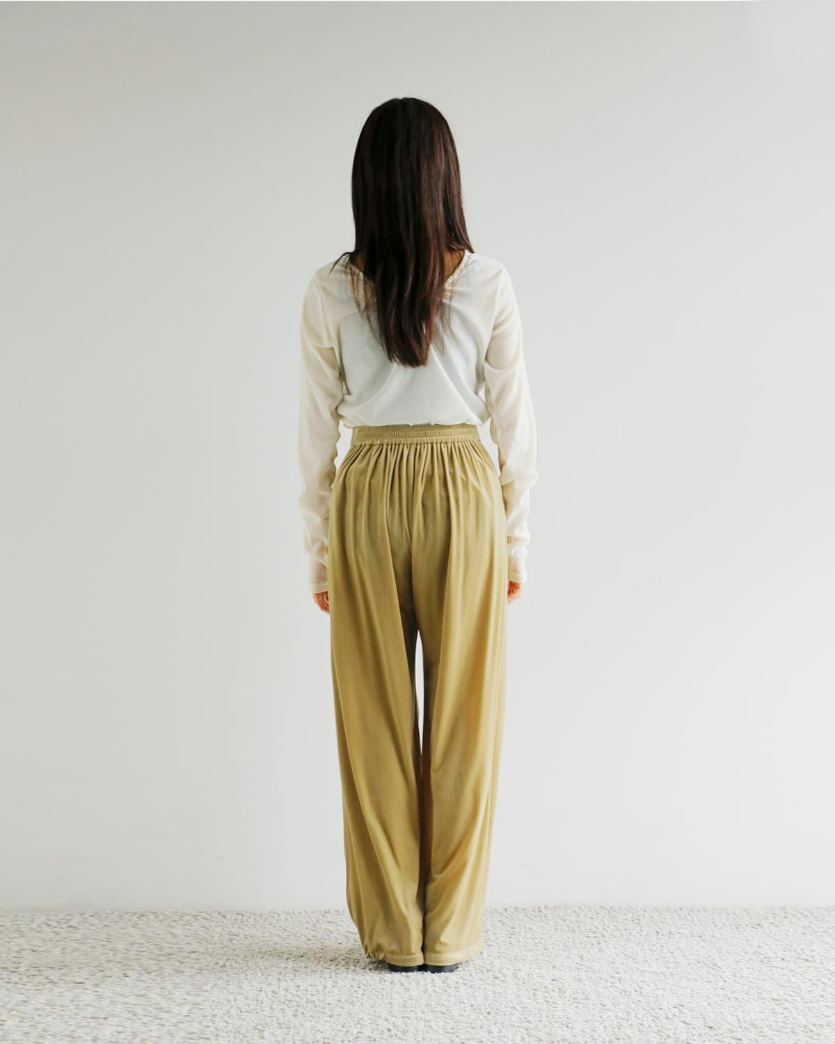 30%OFF】MANOF マノフ ベロア 2way パンツ 89110-7042 レディース