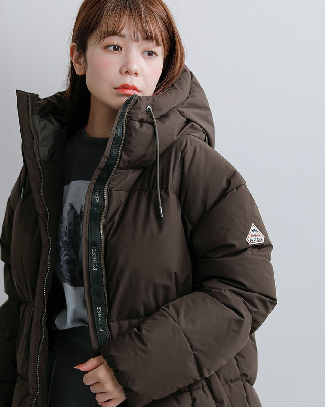 PYRENEX ピレネックス フード ショート ダウンジャケット HARMONIE