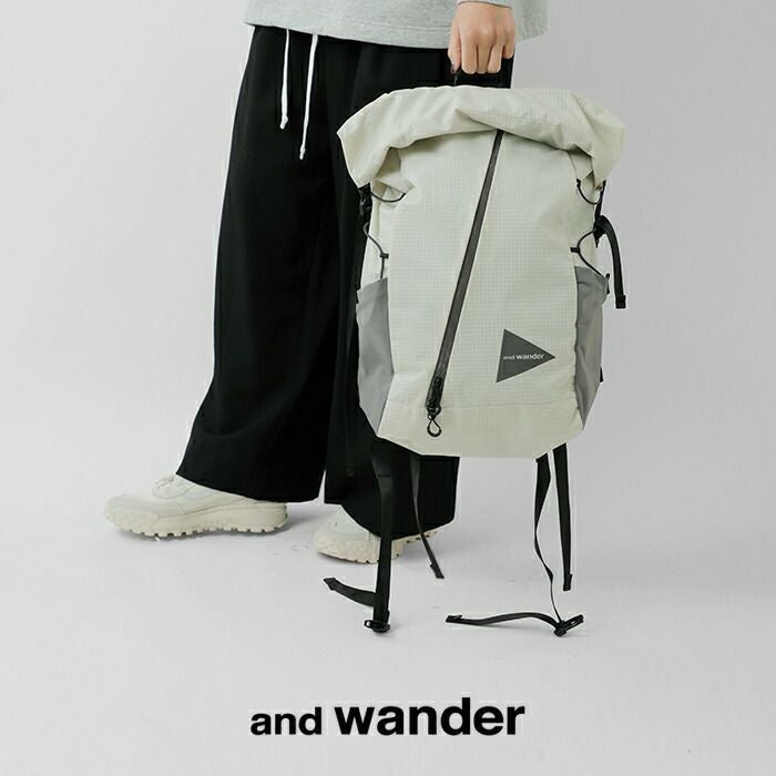 and wander アンドワンダー オーシャンリップ 25L バックパック