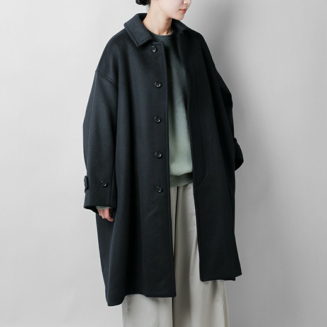 graphpaper グラフペーパー ライトメルトン オーバーサイズ ロング