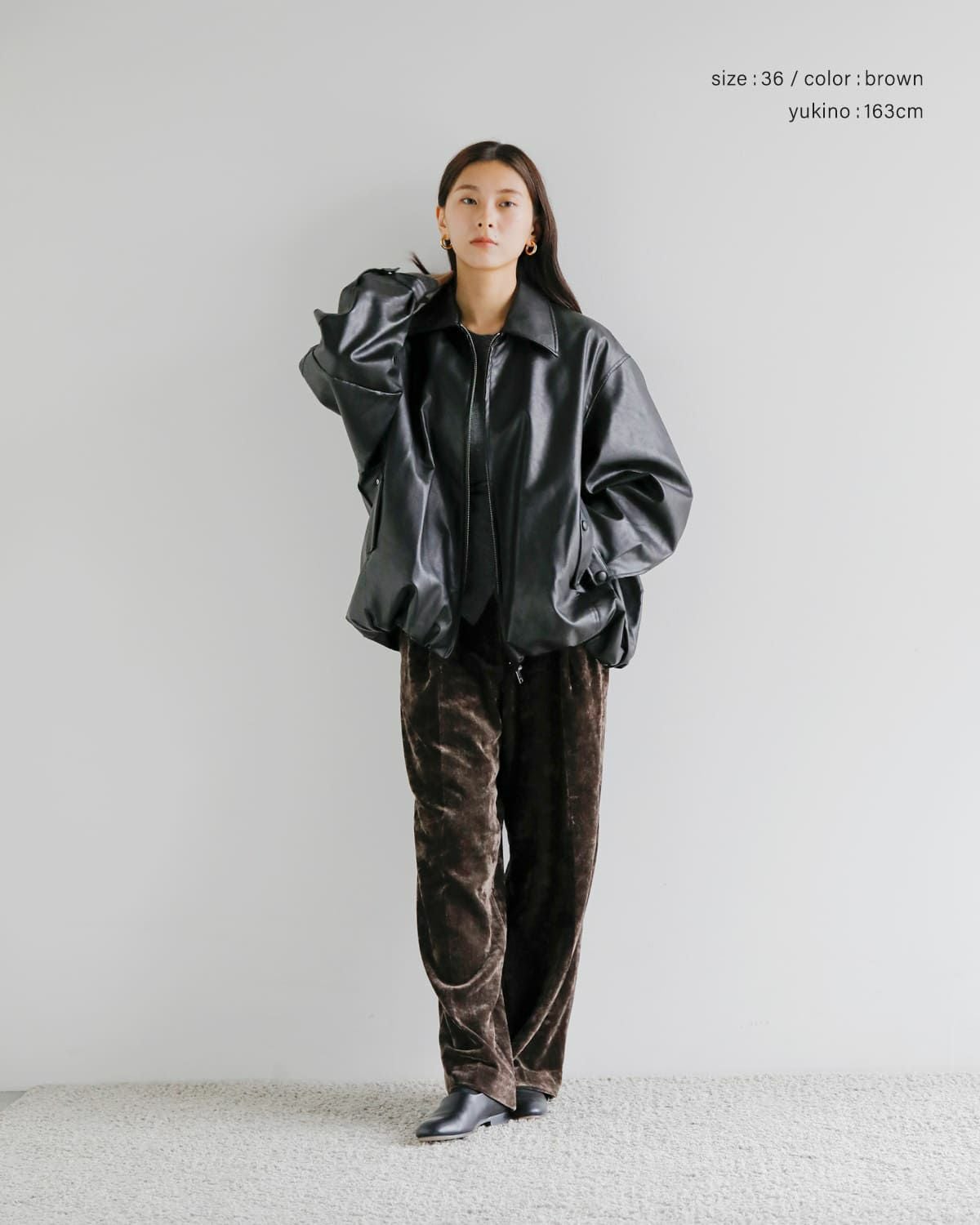 50%OFF】anuke アンヌーク ベルベット ワイド パンツ “Velvet Wide