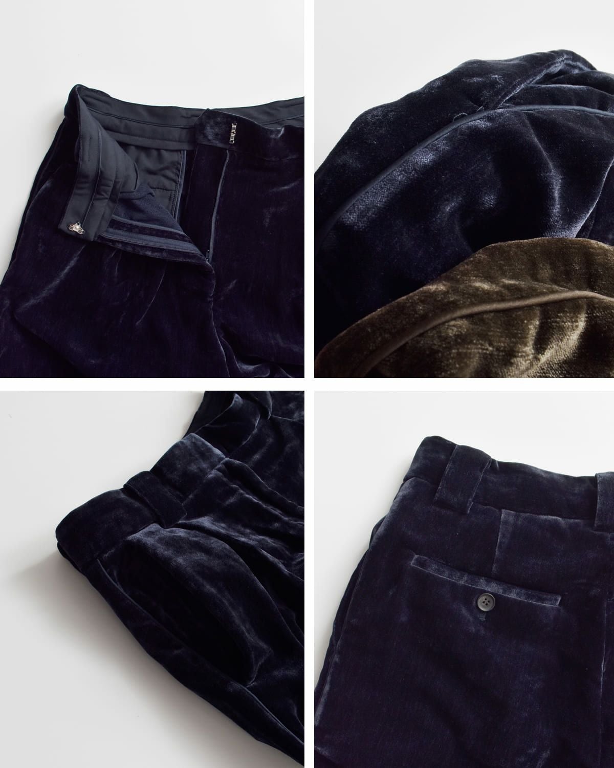 50%OFF】anuke アンヌーク ベルベット ワイド パンツ “Velvet Wide
