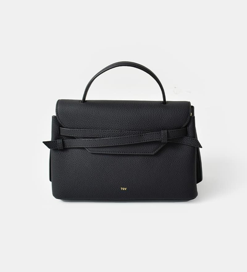 TOV トーヴ カウレザー シボ クロスリボン 2way ショルダー