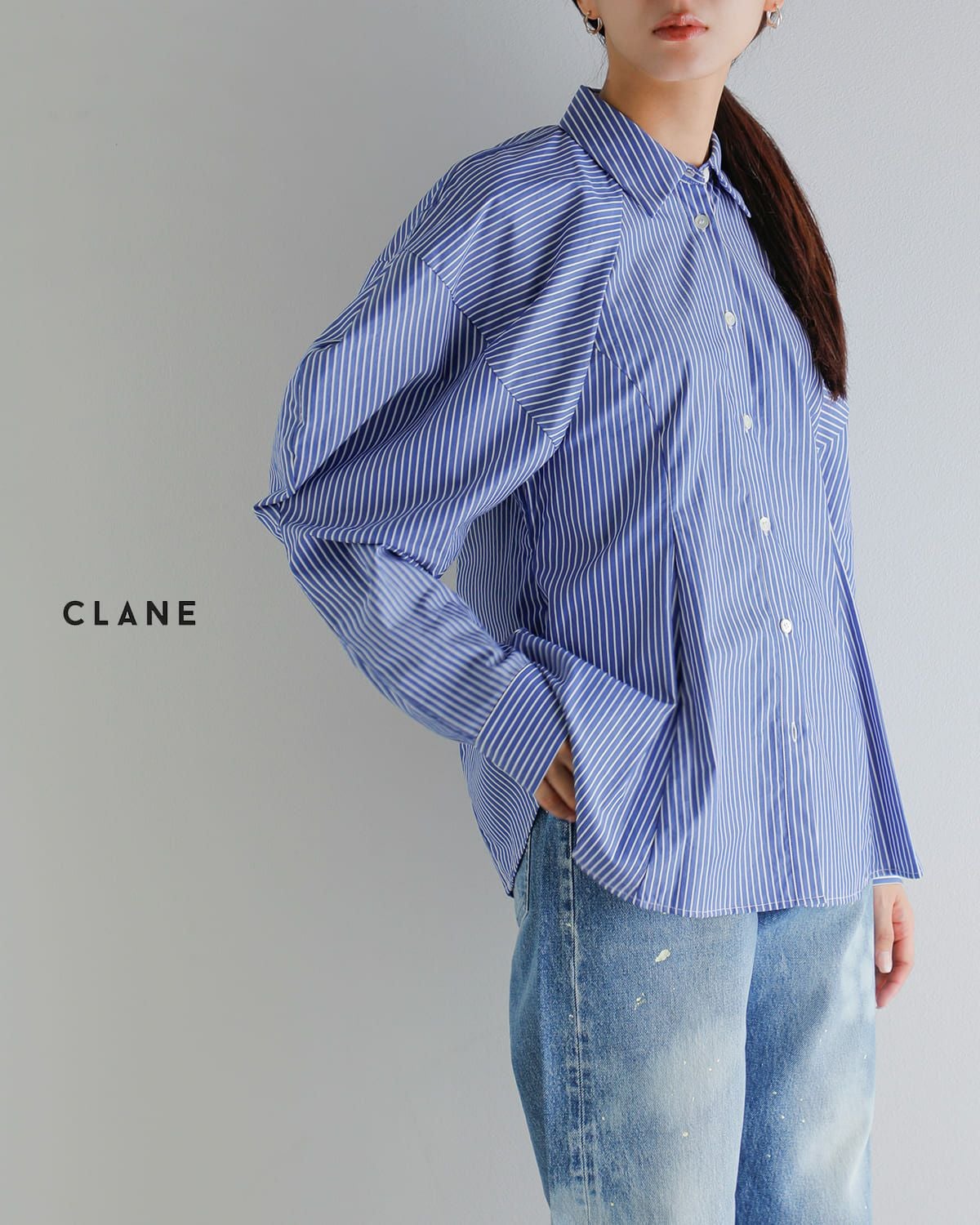 未使用 CLANE クラネ 13122-1791 ボリュームスリーブブラウス 1 ポリエステル 半袖 レディース AN1490A10 楽天市場】未使用 CLANE クラネ 13122-1791 ボリュームスリーブ