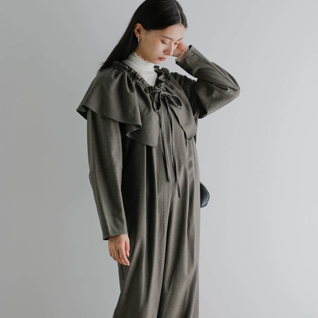 40%OFF】MANOF マノフ ラッフルカラー オールインワン 89112-5112