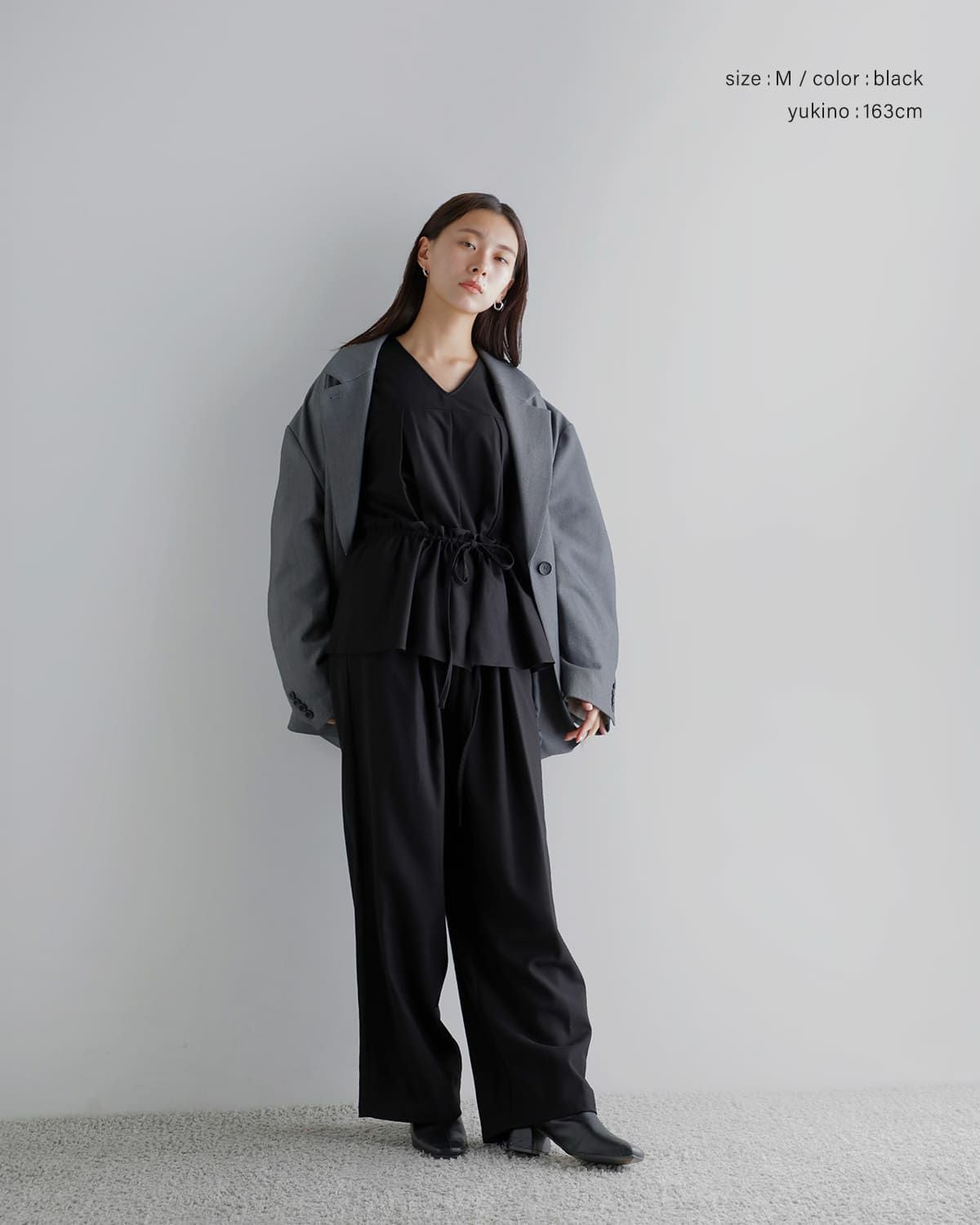 40%OFF】MANOF マノフ ラッフルカラー オールインワン 89112-5112