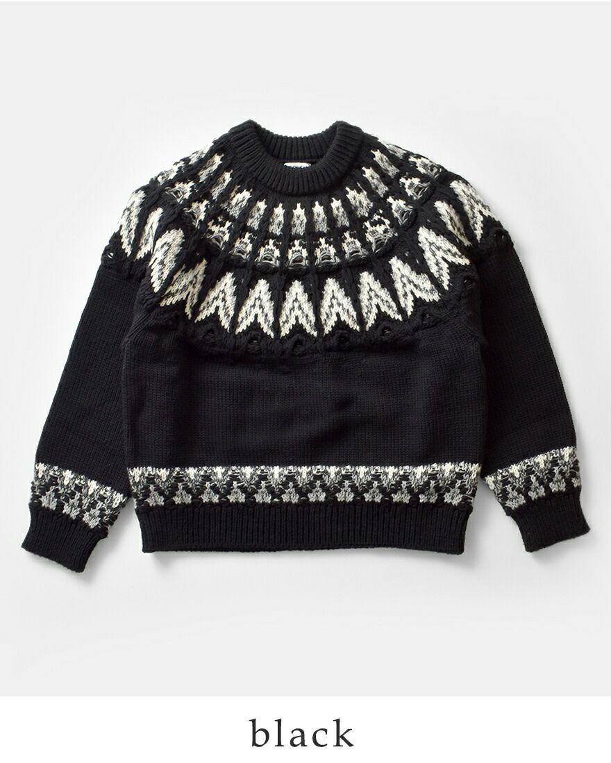 40%OFF】COOHEM コーへン KOUHEN ノルディック ニット プルオーバー 11