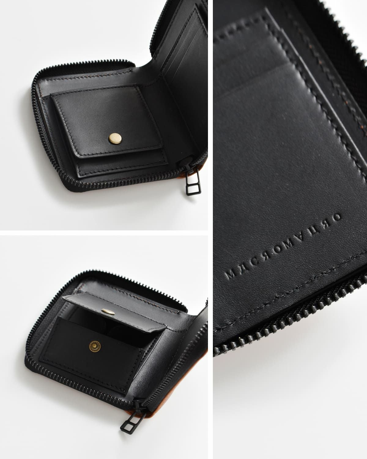 macromauro マクロマウロ ジッパーウォレット macromauro マクロマウロ ジップ レザー ウォレット “WALLET O” wallet