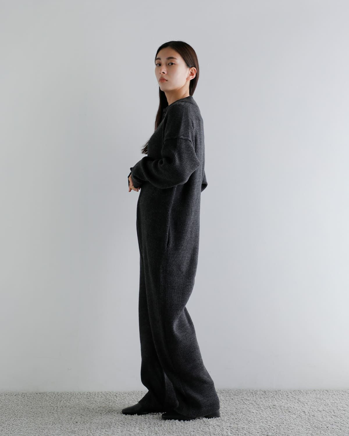 50%OFF】anuke アンヌーク ニット イージー コンビネゾン “Knit Easy