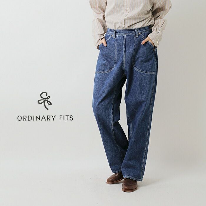 ordinaryfits オーディナリーフィッツ ナチュラルスラブ デニム ランチ
