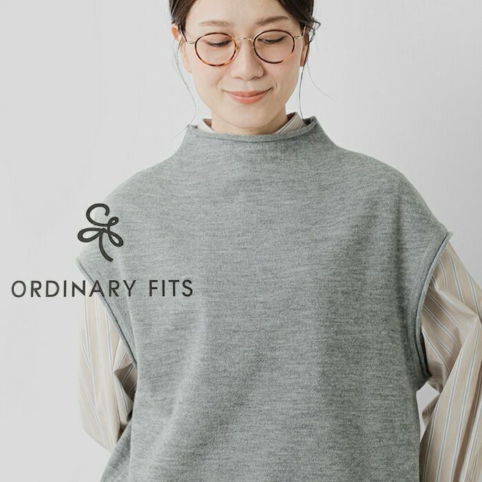 40%OFF】ordinaryfits オーディナリーフィッツ メリノウール モック